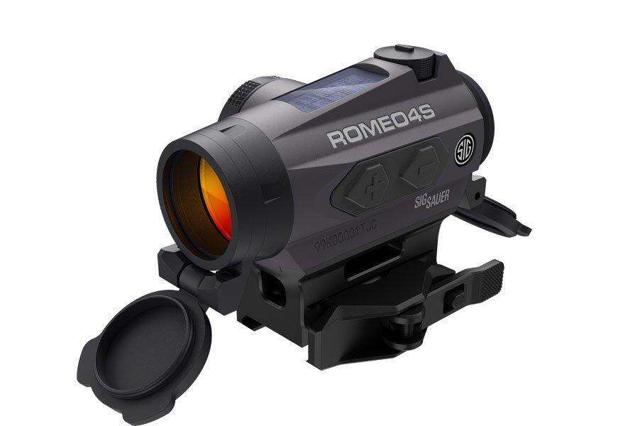 Sights Lasers Sig Sauer Ready Series ROMEO4S BLSTC CRCLPLEX SOLAR 0.5 MOA ADJ 2 MNTS GRPHT • Model: Ready Series